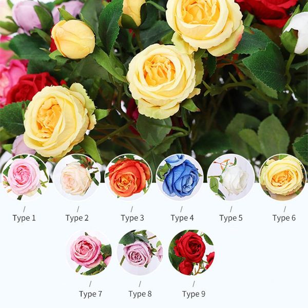 decorative flowers & wreaths artificial 7 pcs/set rose 60cm colorful fake bouquet for home party year decoration valentines day gift
decorative flowers & wreaths artificial 7 pcs/set rose 60cm colorful fake bouquet for home party year decoration valentines day gift