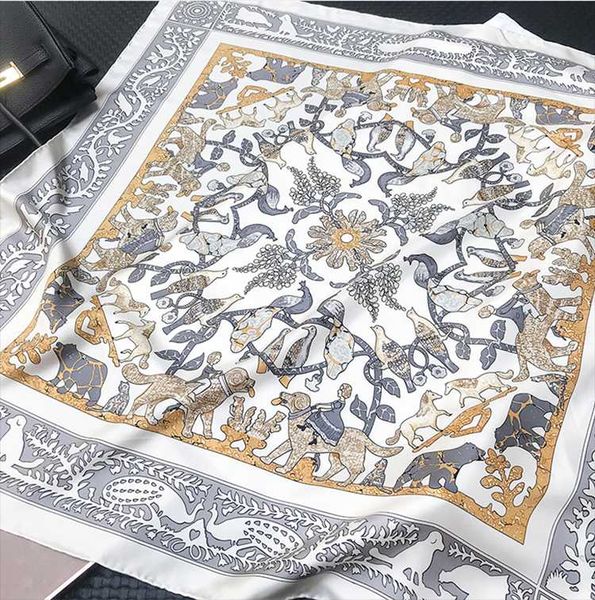 scarves 100% *mulberry silk scarf 90*90cm square hand rolled edges vintage print foulard satin femme, Blue;gray
scarves 100% *mulberry silk scarf 90*90cm square hand rolled edges vintage print foulard satin femme, Blue;gray