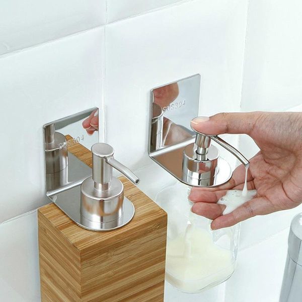 stainless steel wall mount soap shower gel dispenser bottle holder hook hanging hanger rack bathroom kitchen organizer no drill hooks & rail
stainless steel wall mount soap shower gel dispenser bottle holder hook hanging hanger rack bathroom kitchen organizer no drill hooks & rail