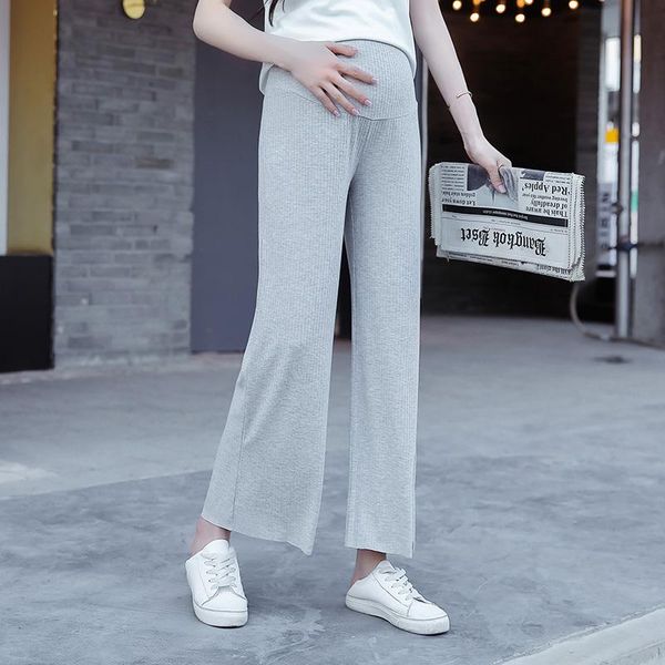 maternity bottoms pregnant women pants spring summer wide leg straight loose belly support, White
maternity bottoms pregnant women pants spring summer wide leg straight loose belly support, White