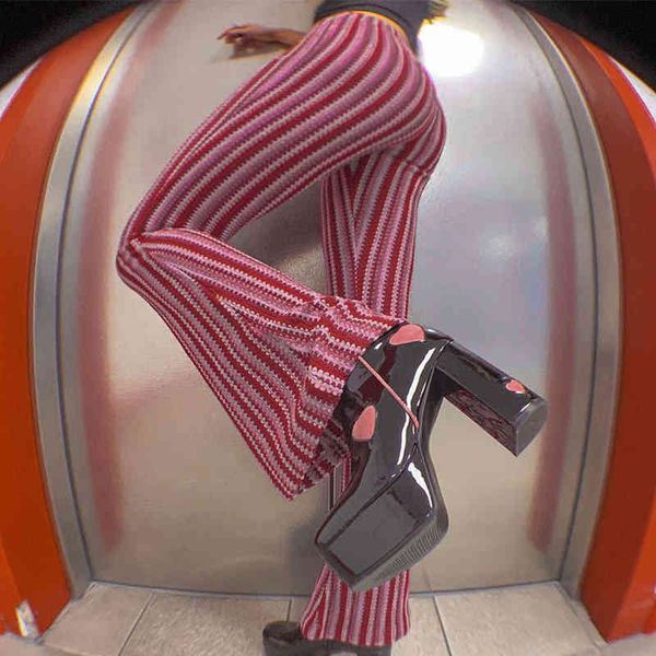 y2k long flare pants women summer striped print purple red trouser lady vintage wide leg fashion high waist casual trousers 210524, Black;white
y2k long flare pants women summer striped print purple red trouser lady vintage wide leg fashion high waist casual trousers 210524, Black;white