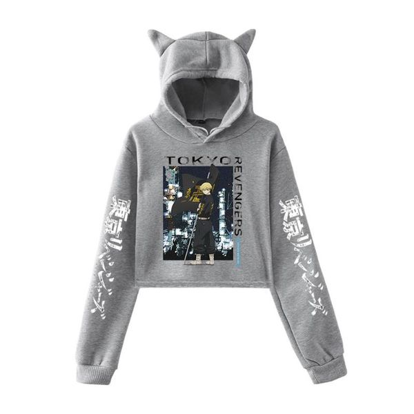 women's hoodies & sweatshirts japan anime tokyo revengers female casual hoodie harajuku short hooded pullover girl cartoon women cat ea, Black
women's hoodies & sweatshirts japan anime tokyo revengers female casual hoodie harajuku short hooded pullover girl cartoon women cat ea, Black