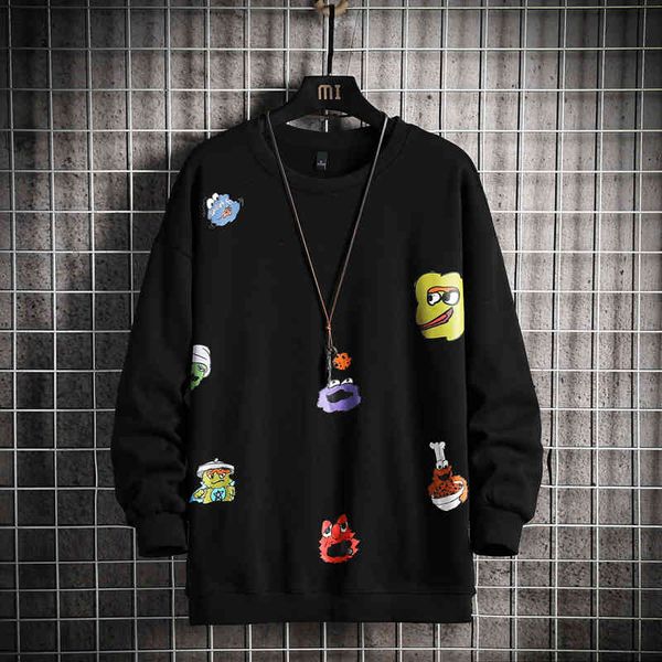 men's jackets mens crewneck printing sweatshirt men 2021 spring harajuku japanese streetwear fashion hip hop man blue hoodie, Black;brown
men's jackets mens crewneck printing sweatshirt men 2021 spring harajuku japanese streetwear fashion hip hop man blue hoodie, Black;brown