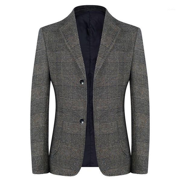 men's suits & blazers clothing 2021 autumn male slim fit suit coat causal korean streetwear fashion long sleeve plaid office, White;black
men's suits & blazers clothing 2021 autumn male slim fit suit coat causal korean streetwear fashion long sleeve plaid office, White;black