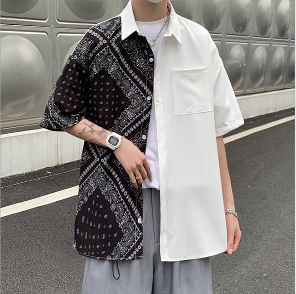 men's casual shirts plaid shirt male port feng japanese tide brand ins autumn long sleeve korean version of the trend jacket 29, White;black
men's casual shirts plaid shirt male port feng japanese tide brand ins autumn long sleeve korean version of the trend jacket 29, White;black