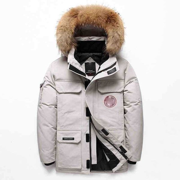 down jacket men's winter new thickened canadian outdoor work clothes couple tide goose coat2, Black
down jacket men's winter new thickened canadian outdoor work clothes couple tide goose coat2, Black