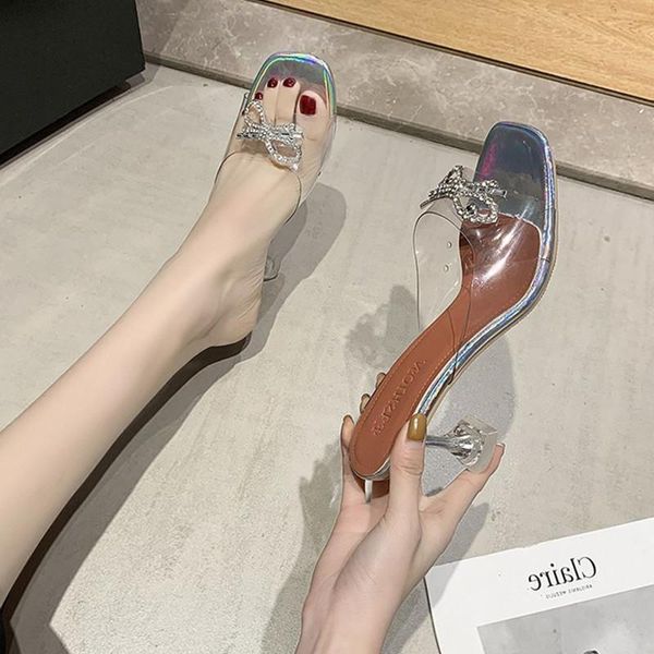 slippers transparent sandals women summer fashion party high heels crystal casual shoes, Black
slippers transparent sandals women summer fashion party high heels crystal casual shoes, Black