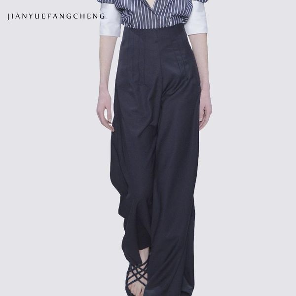 women's pants & capris fashion womens solid color straight suit high waist loose plus size wide leg female spring autumn long trousers, Black;white
women's pants & capris fashion womens solid color straight suit high waist loose plus size wide leg female spring autumn long trousers, Black;white