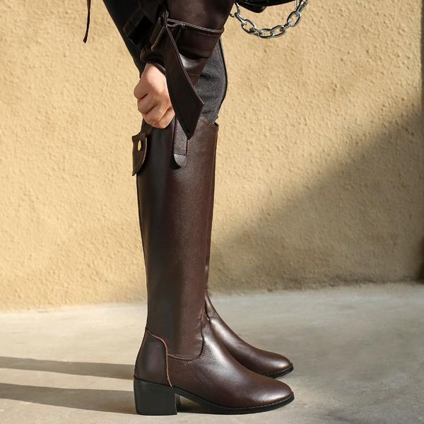 boots qzyerai 2021 women genuine leather fashion handmade classic round toe european american women's knee-high, Black
boots qzyerai 2021 women genuine leather fashion handmade classic round toe european american women's knee-high, Black