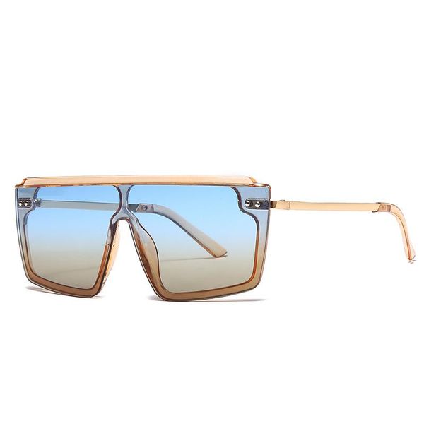 sunglasses large frame square gradient metal, White;black
sunglasses large frame square gradient metal, White;black