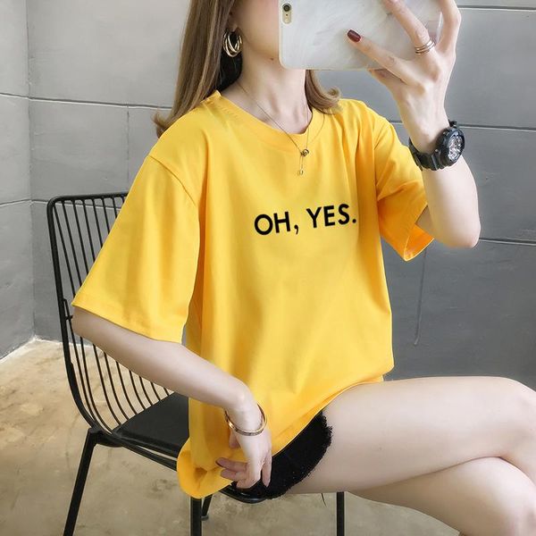 women shirts oversize letter print t shirt female harajuku summer soft character pullover streetwear casual clothes women's t-shirt, White
women shirts oversize letter print t shirt female harajuku summer soft character pullover streetwear casual clothes women's t-shirt, White