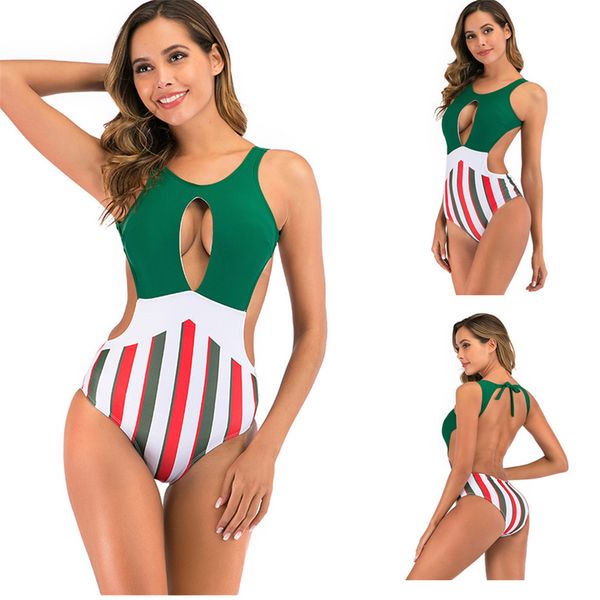 new one piece swimwear women striped swimsuit hollowed bathing suit plus size swimwear xxl swim suits monokini bikinis set
new one piece swimwear women striped swimsuit hollowed bathing suit plus size swimwear xxl swim suits monokini bikinis set