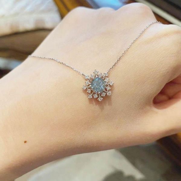 chokers trendy crystal blue snowflake necklace for women simple ins temperament zircon clavicle chain copper jewelry gifts, Golden;silver
chokers trendy crystal blue snowflake necklace for women simple ins temperament zircon clavicle chain copper jewelry gifts, Golden;silver
