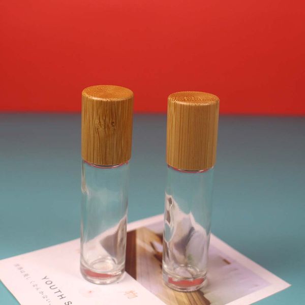 5pcs 10ml thick clear glass essential oil roll on bottle with bamboo wood lid /metal roller ball for perfume aromatherapy
5pcs 10ml thick clear glass essential oil roll on bottle with bamboo wood lid /metal roller ball for perfume aromatherapy