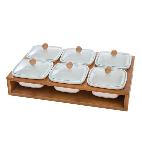 nut leisure dried fruit tray with glass lid, bamboo eco-friendly bottom, living room platter, ceramic platter storage bottles & jars
nut leisure dried fruit tray with glass lid, bamboo eco-friendly bottom, living room platter, ceramic platter storage bottles & jars