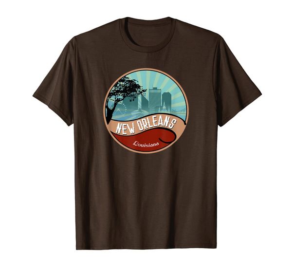 New Orleans LA City Skyline Retro Silhouette Vintage Style T-Shirt, Mainly pictures
New Orleans LA City Skyline Retro Silhouette Vintage Style T-Shirt, Mainly pictures