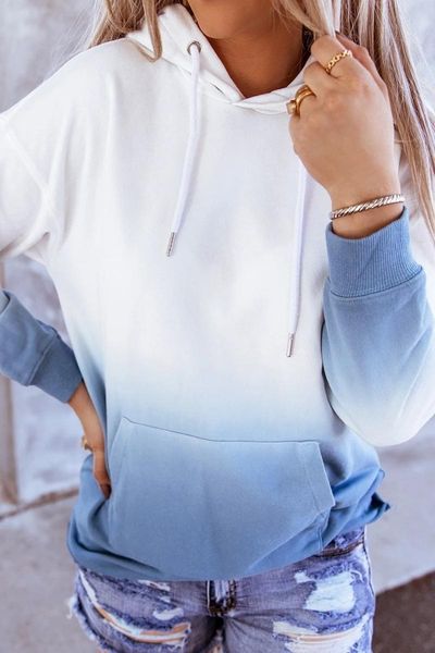 women's t-shirt womens clothing spring and autumn loose tie-dye printing hooded long-sleeved sweater gradient casual street harajuku, White
women's t-shirt womens clothing spring and autumn loose tie-dye printing hooded long-sleeved sweater gradient casual street harajuku, White