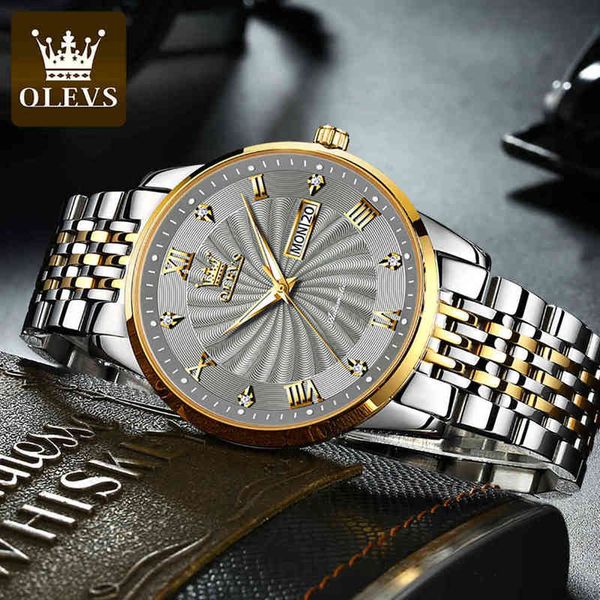 new relojes hombre 2021 olevs watches men luxury brand men's sports waterproof stainless steel automatic mechanical, Slivery;brown
new relojes hombre 2021 olevs watches men luxury brand men's sports waterproof stainless steel automatic mechanical, Slivery;brown