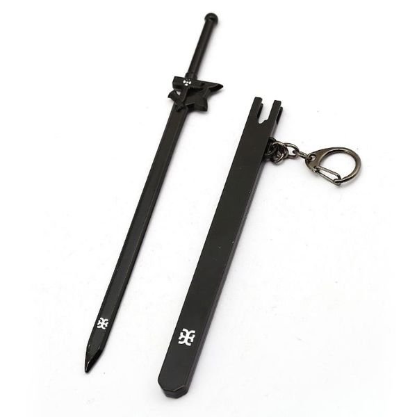 keychains sword art online keychain tung people asuna black metal elucidator scabbard key ring women men anime jewelry chaveiro, Silver
keychains sword art online keychain tung people asuna black metal elucidator scabbard key ring women men anime jewelry chaveiro, Silver