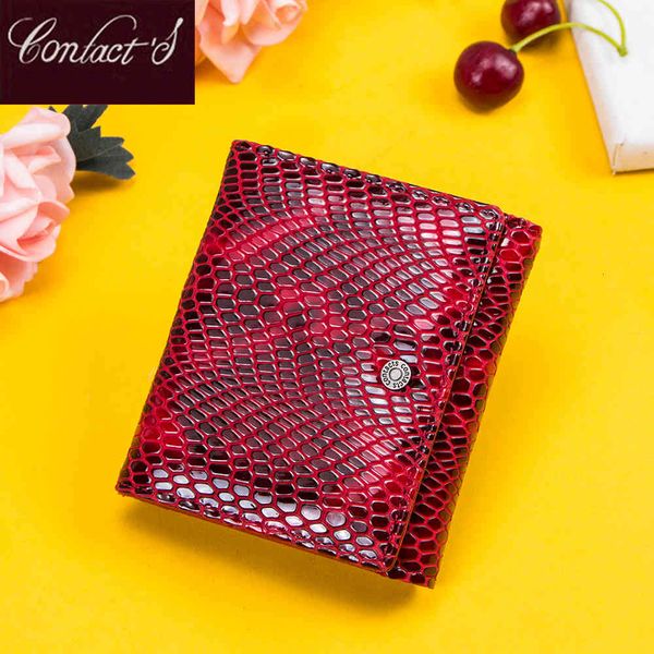 classic wallets contact's women's genuine leather purse hasp coin pocket rfid card holder femal money bag small carteira feminina, Red;black
classic wallets contact's women's genuine leather purse hasp coin pocket rfid card holder femal money bag small carteira feminina, Red;black