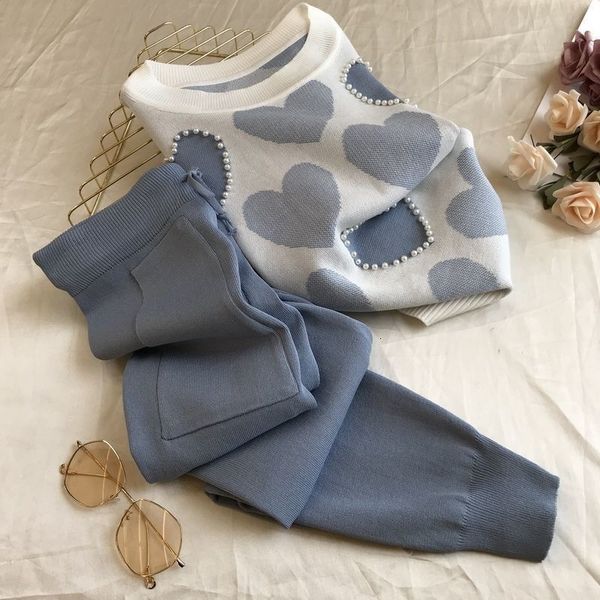 two piece dress korean summer love printed mesh 2 female piece short sleeve with beads sweater + casual pink suit pants sweatshirt t765, White
two piece dress korean summer love printed mesh 2 female piece short sleeve with beads sweater + casual pink suit pants sweatshirt t765, White