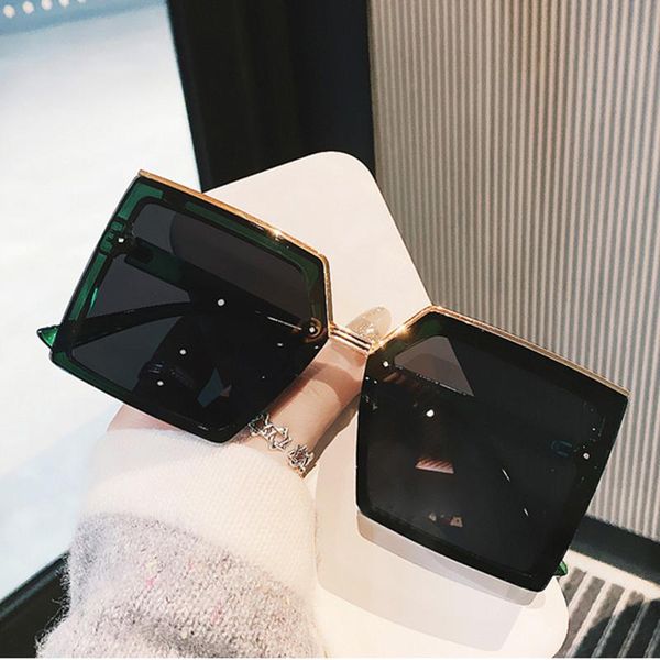 sunglasses 2021 square fashion women big box vintage brand designer luxury sun glasses female oversized shades oculos, White;black
sunglasses 2021 square fashion women big box vintage brand designer luxury sun glasses female oversized shades oculos, White;black