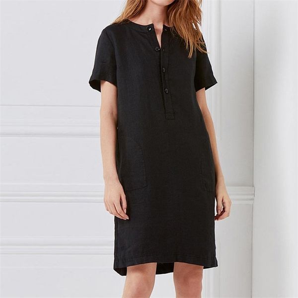 women short sleeve pocket midi dress button solid plus size 5xl dresses female 2021 spring summer vintage straight vestidos, Black;gray
women short sleeve pocket midi dress button solid plus size 5xl dresses female 2021 spring summer vintage straight vestidos, Black;gray