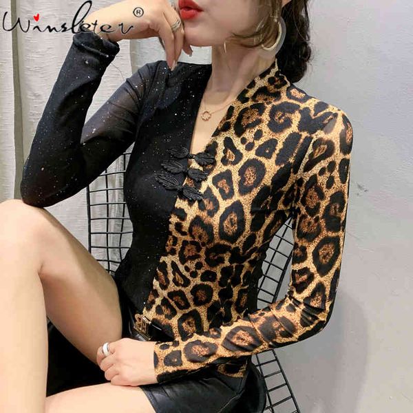 women's t-shirt spring fall european fashion vintage color block small buckle leopard shiny ropa mujer spliced mesh tees t000, White
women's t-shirt spring fall european fashion vintage color block small buckle leopard shiny ropa mujer spliced mesh tees t000, White