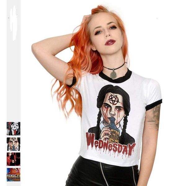 master of the underworld digital printing round neck short t shirt casual sleeve top, White
master of the underworld digital printing round neck short t shirt casual sleeve top, White