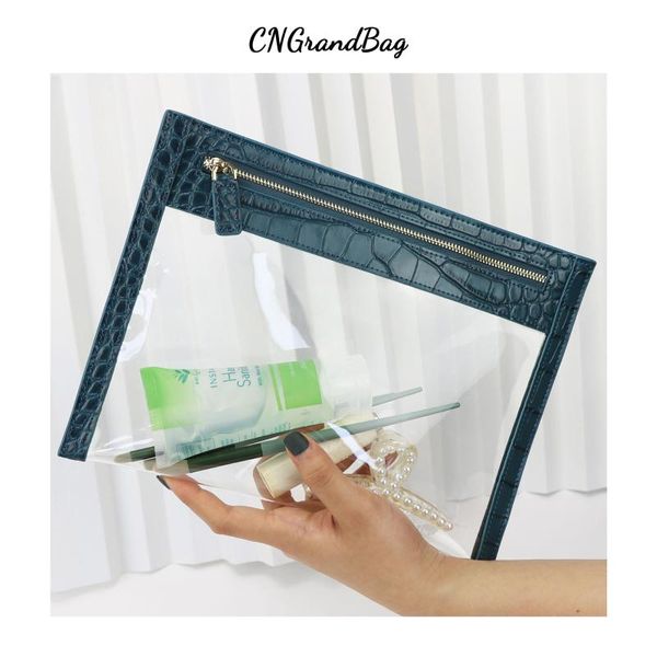 cosmetic bags & cases personalized crocodile leather women travel makeup clear tpu wash bag small pvc pouch clutch
cosmetic bags & cases personalized crocodile leather women travel makeup clear tpu wash bag small pvc pouch clutch