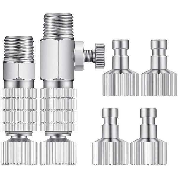8pieces airbrush adapter set quick release coupling disconnect kit for air compressor and hose storage bags
8pieces airbrush adapter set quick release coupling disconnect kit for air compressor and hose storage bags
