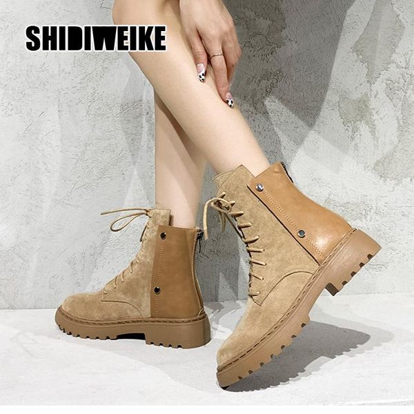 boots fashion stitching ankle women's 2021 autumn and winter british style back zipper short ins trend v950, Black
boots fashion stitching ankle women's 2021 autumn and winter british style back zipper short ins trend v950, Black