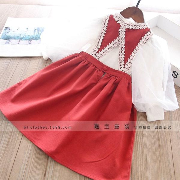 clothing sets girls wholesale baby girl puff t shirt and lace sleeveless dress 2pcs set kids suits, White
clothing sets girls wholesale baby girl puff t shirt and lace sleeveless dress 2pcs set kids suits, White