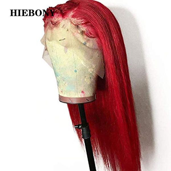 red straight lace front human hair wigs with baby brazilian 13x6 bleached knots for black women, Black;brown
red straight lace front human hair wigs with baby brazilian 13x6 bleached knots for black women, Black;brown