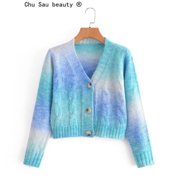 women's knits & tees tie-dye knitted cardigan spring autumn 2021 fashion loose v-neck single-breasted short sweater coat women, White
women's knits & tees tie-dye knitted cardigan spring autumn 2021 fashion loose v-neck single-breasted short sweater coat women, White