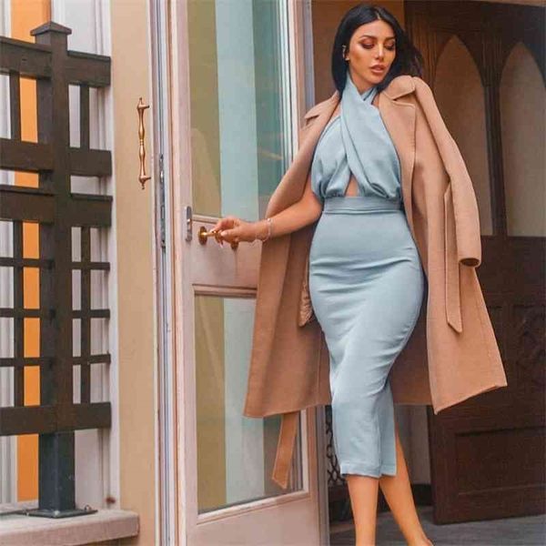 adyce latest summer backless dress women celebrity blue halter hollow out sleeveless evening party dress lady vestidos 210325, Black;gray
adyce latest summer backless dress women celebrity blue halter hollow out sleeveless evening party dress lady vestidos 210325, Black;gray