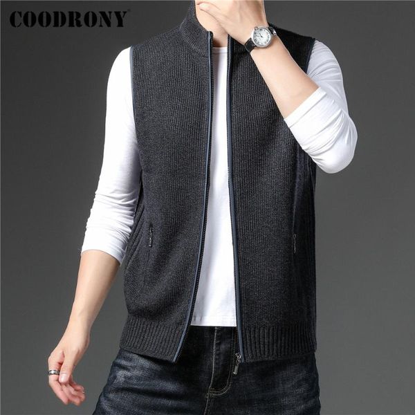 men's sweaters coodrony brand thick warm turtleneck cardigan men autumn winter arrival wool knitwear sleeveless sweater coat vest man c, White;black
men's sweaters coodrony brand thick warm turtleneck cardigan men autumn winter arrival wool knitwear sleeveless sweater coat vest man c, White;black