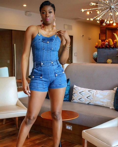 button decorate fashion casual women playsuits spaghetti strap sleeveless short pants denim romper sxm6104 women's jumpsuits & rompers, Black;white
button decorate fashion casual women playsuits spaghetti strap sleeveless short pants denim romper sxm6104 women's jumpsuits & rompers, Black;white