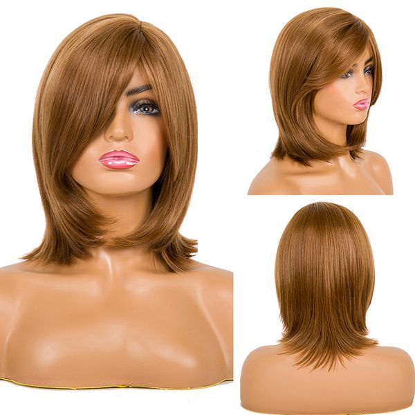 lans women synthetic wigs short bob hair cut pixie style blonde brown color side part straight heat resistant fiber wig, Black
lans women synthetic wigs short bob hair cut pixie style blonde brown color side part straight heat resistant fiber wig, Black