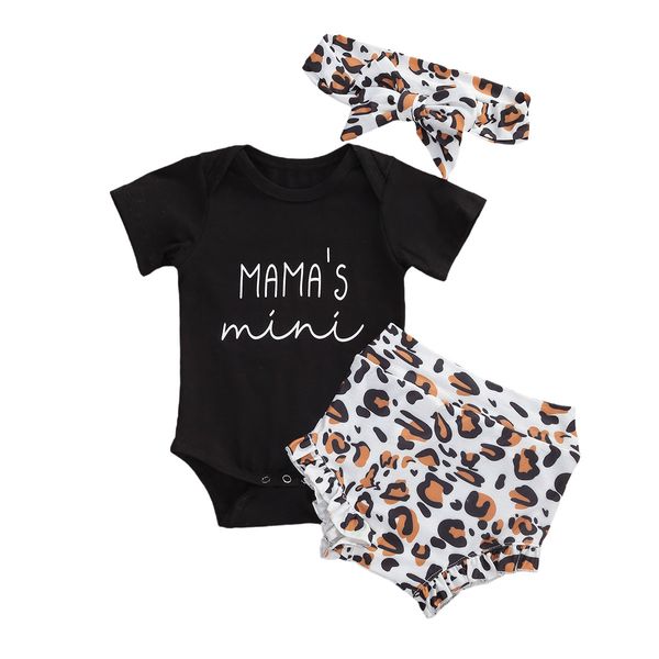 0-18m newborn infant baby girls boys clothes sets leopard letter short sleeve romper +shorts headband, White
0-18m newborn infant baby girls boys clothes sets leopard letter short sleeve romper +shorts headband, White