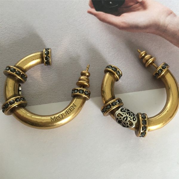 cuff stud earrings maijia brass old round skull personality exaggerated design hip hop, Golden
cuff stud earrings maijia brass old round skull personality exaggerated design hip hop, Golden