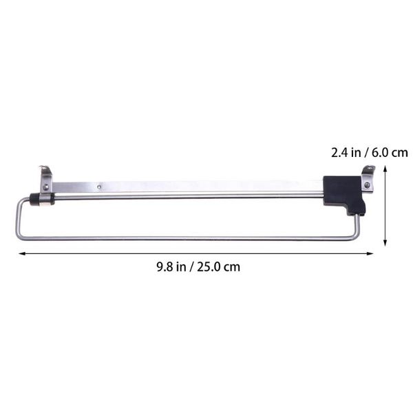 hangers & racks stainless steel retractable wardrobe rail clothes hanger towel coat closet rod (simplified type,silver,250mm)
hangers & racks stainless steel retractable wardrobe rail clothes hanger towel coat closet rod (simplified type,silver,250mm)