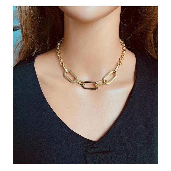 chains hahagirl trendy retro metal chain necklace for women fashion gold color choker necklaces 2021 trend jewelry gift accessories, Silver
chains hahagirl trendy retro metal chain necklace for women fashion gold color choker necklaces 2021 trend jewelry gift accessories, Silver