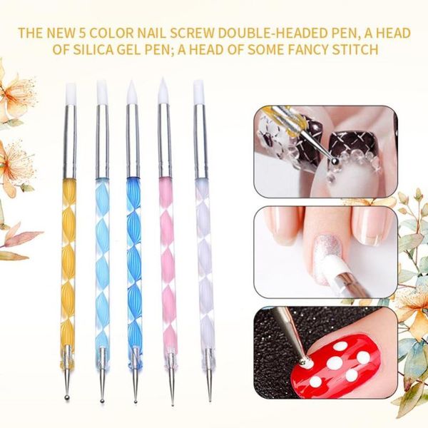 nail art kits 5pcs professional dual head dotting pens rhinestones jewelry pickers
nail art kits 5pcs professional dual head dotting pens rhinestones jewelry pickers