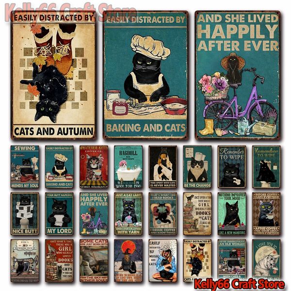 pets sewing black cats and baking coffee my lord butt tin metal sign home pub bar decor painting 20*30 cm size dy224
pets sewing black cats and baking coffee my lord butt tin metal sign home pub bar decor painting 20*30 cm size dy224