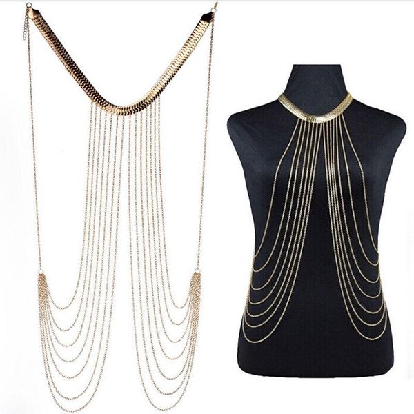 other 1x body chain necklaces tassel alloy long necklace female fashion jewelry, Slivery;golden
other 1x body chain necklaces tassel alloy long necklace female fashion jewelry, Slivery;golden