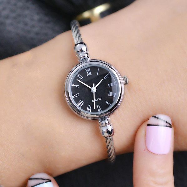 wristwatches ulzzang simple silver women watches elegant small bracelet female clock fashion roman dial retro ladies, Slivery;brown
wristwatches ulzzang simple silver women watches elegant small bracelet female clock fashion roman dial retro ladies, Slivery;brown