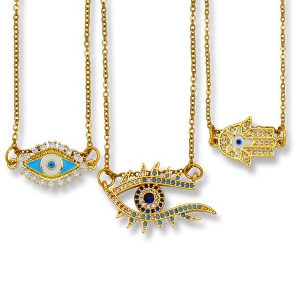 chains women's neck chain evil eye necklace vintage classic jewelry cubic zirconia gold fatima hand pendant glamour, Silver
chains women's neck chain evil eye necklace vintage classic jewelry cubic zirconia gold fatima hand pendant glamour, Silver