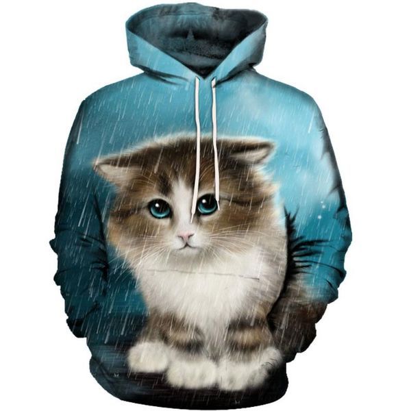 women's hoodies & sweatshirts streetwear 3d cat printed couples men women mode hooded sweatshirt long sleeve blouse f300430, Black
women's hoodies & sweatshirts streetwear 3d cat printed couples men women mode hooded sweatshirt long sleeve blouse f300430, Black