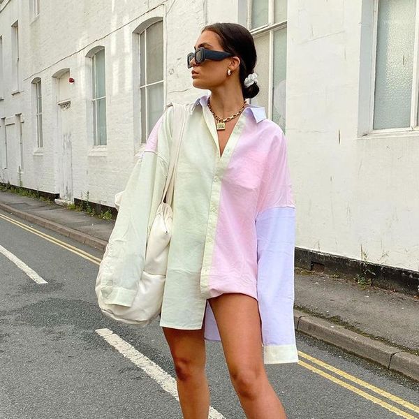 autumn women's patchwork shirts plus size loose fashion ladies street wear blusas mujer de moda 2021 long female1, White
autumn women's patchwork shirts plus size loose fashion ladies street wear blusas mujer de moda 2021 long female1, White